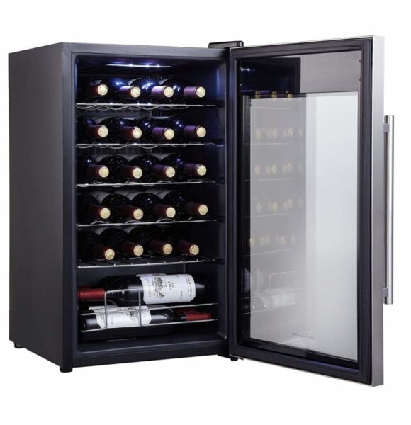 Nasco 100L Compressor Wine Cooler - 6 Shelves, 2 Star Rating
