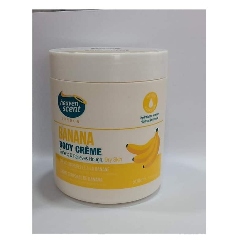 Heaven Scent Banana Body Creme – 500ml, Nourishing Hydration