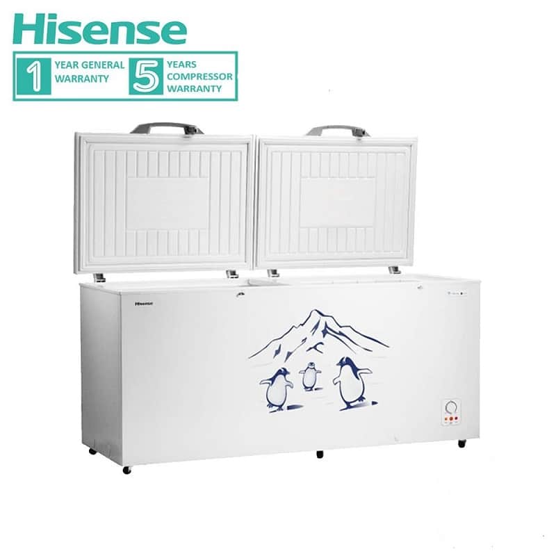 Hisense 701L Chest Freezer - Silver, Key Lock & Fast Freeze