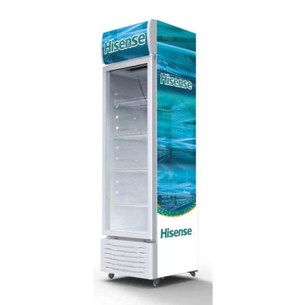 Hisense 282L Display Refrigerator - Silver, A++ Energy Efficient