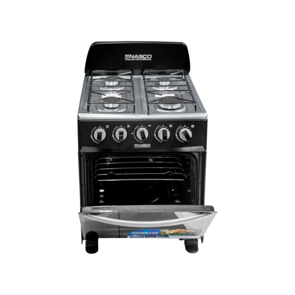 Nasco 4-Burner Compact Gas Cooker with Oven