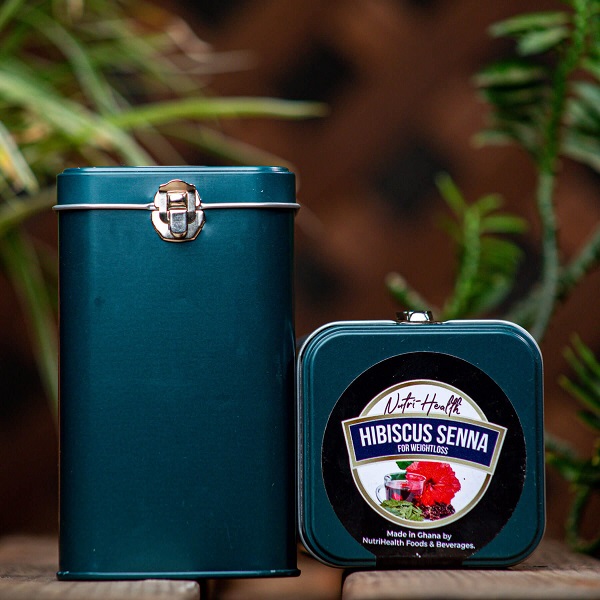 NutriHealth Hibiscus Senna Herbal Tea - Weight Loss & Cleansing, 25 Bags