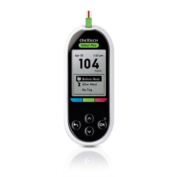 OneTouch Select Plus Glucometer - Meal Tagging Feature