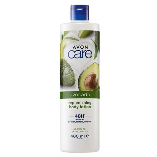 Avon Care Avocado Replenishing Body Lotion - 48-Hour Moisture, 400ml