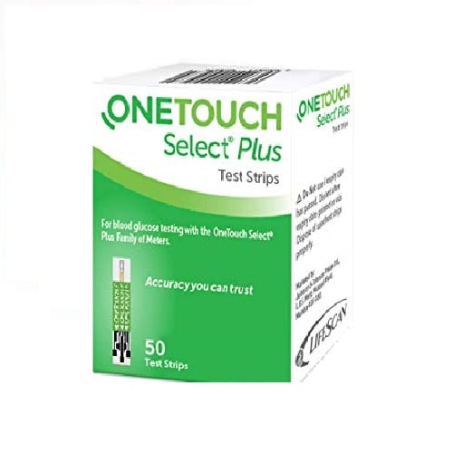 OneTouch Select Plus Test Strips, 50 Count