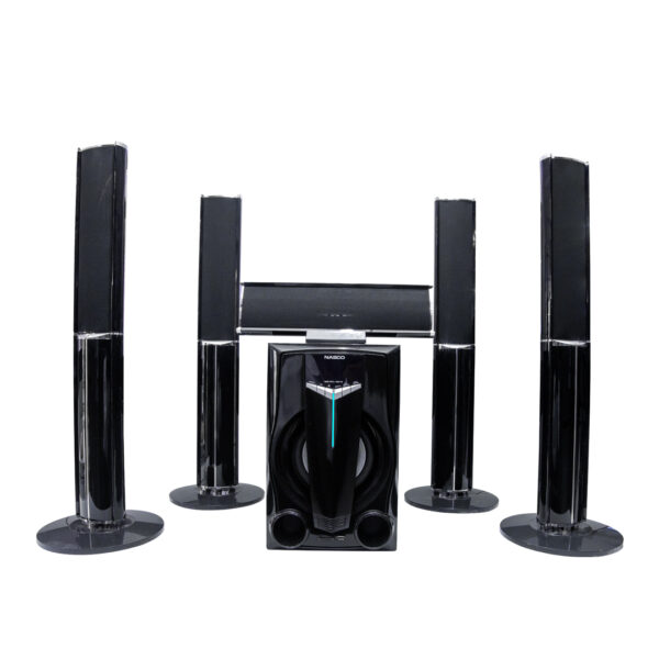 Nasco 95W Bluetooth Home Theatre 5.1 Tall Speaker System