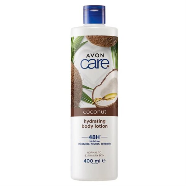 Avon Care Coconut Hydrating Body Lotion - 48-Hour Moisture, 400ml