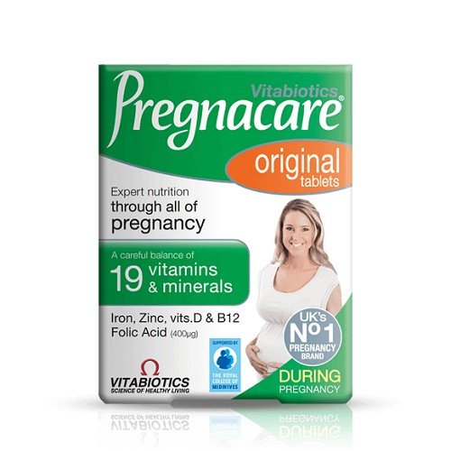Vitabiotics Pregnacare Original Prenatal Vitamin - For Pregnancy & Breastfeeding, 30 Tablets