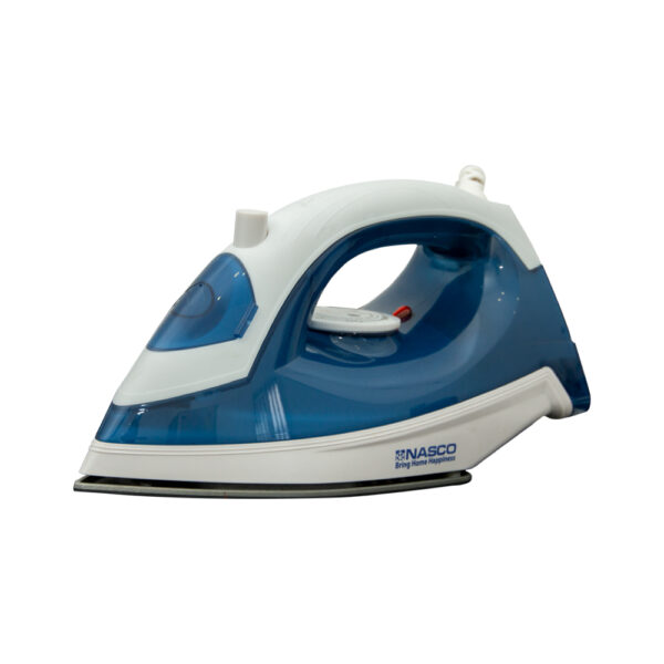 Nasco 1200W Steam Iron – Stainless Steel Soleplate & Anti-Drip