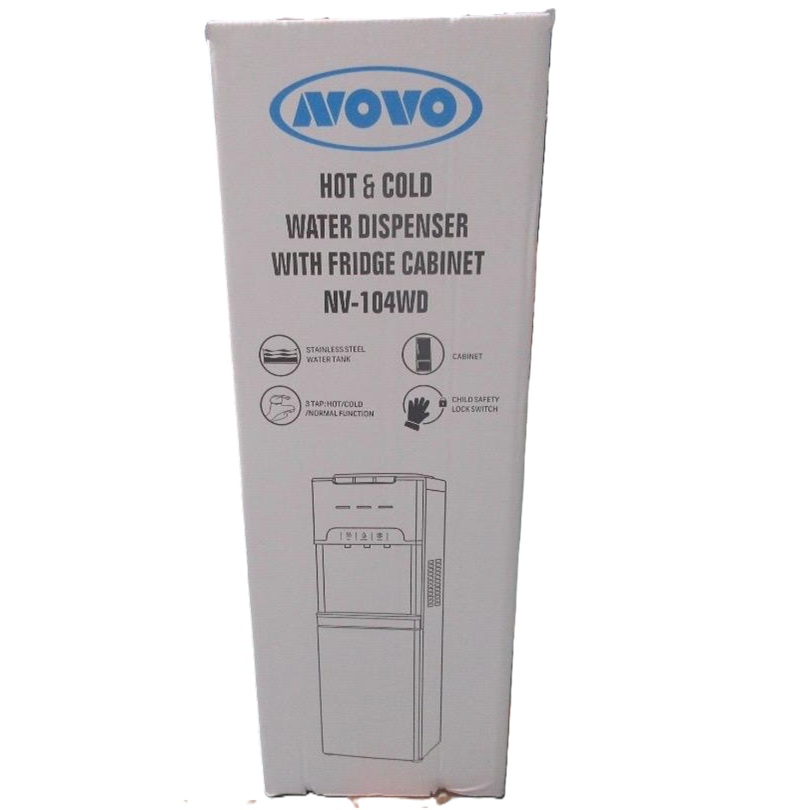 Novo 3-Tap Water Dispenser with Fridge Cabinet (Hot/Normal/Cold)