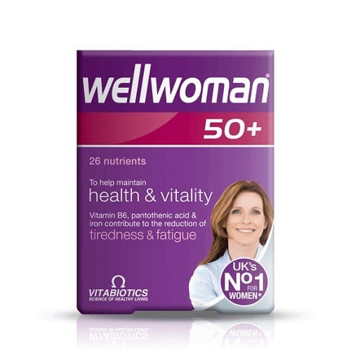 Vitabiotics Wellwoman 50+ Supplement - For Women's Health Over 50, 30 Tablets