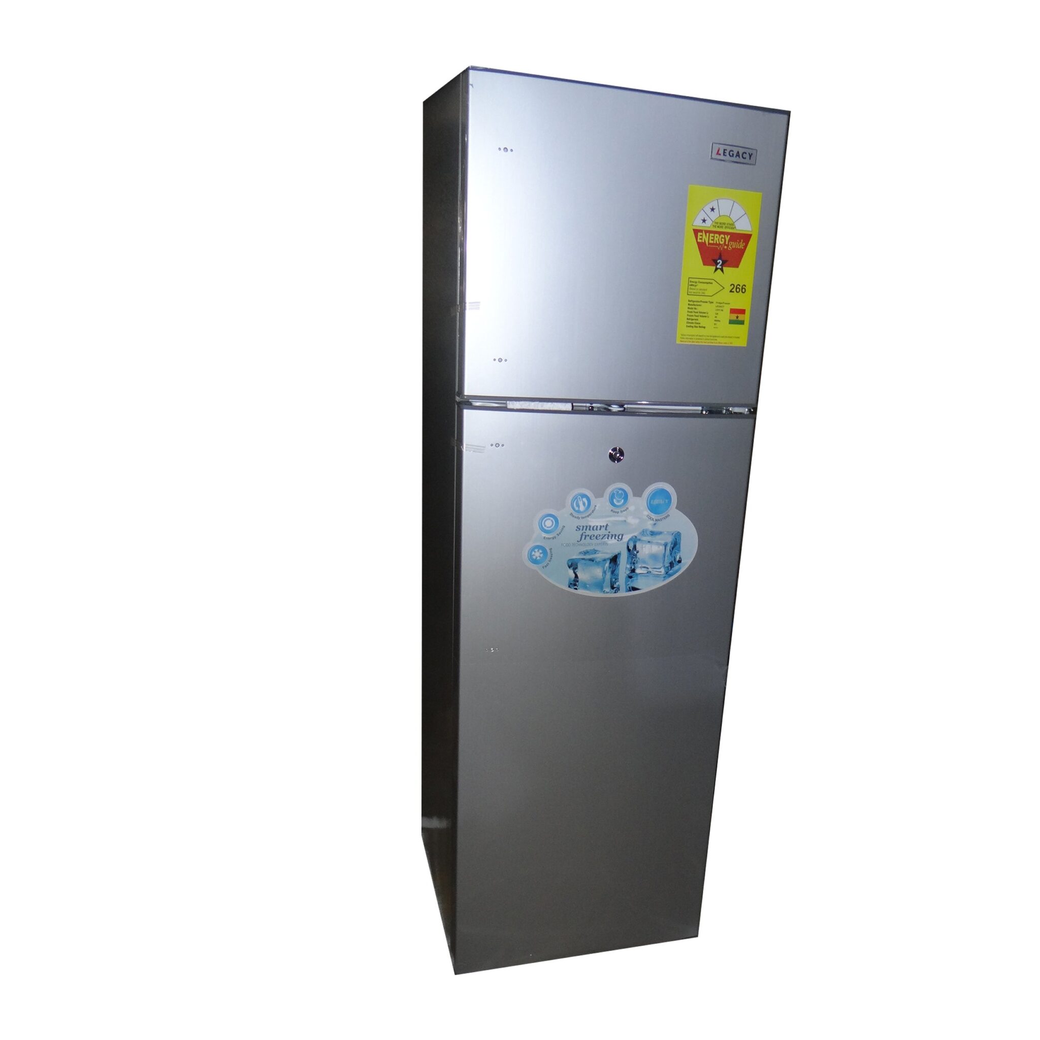 Legacy 168L Top Freezer Double Door Refrigerator