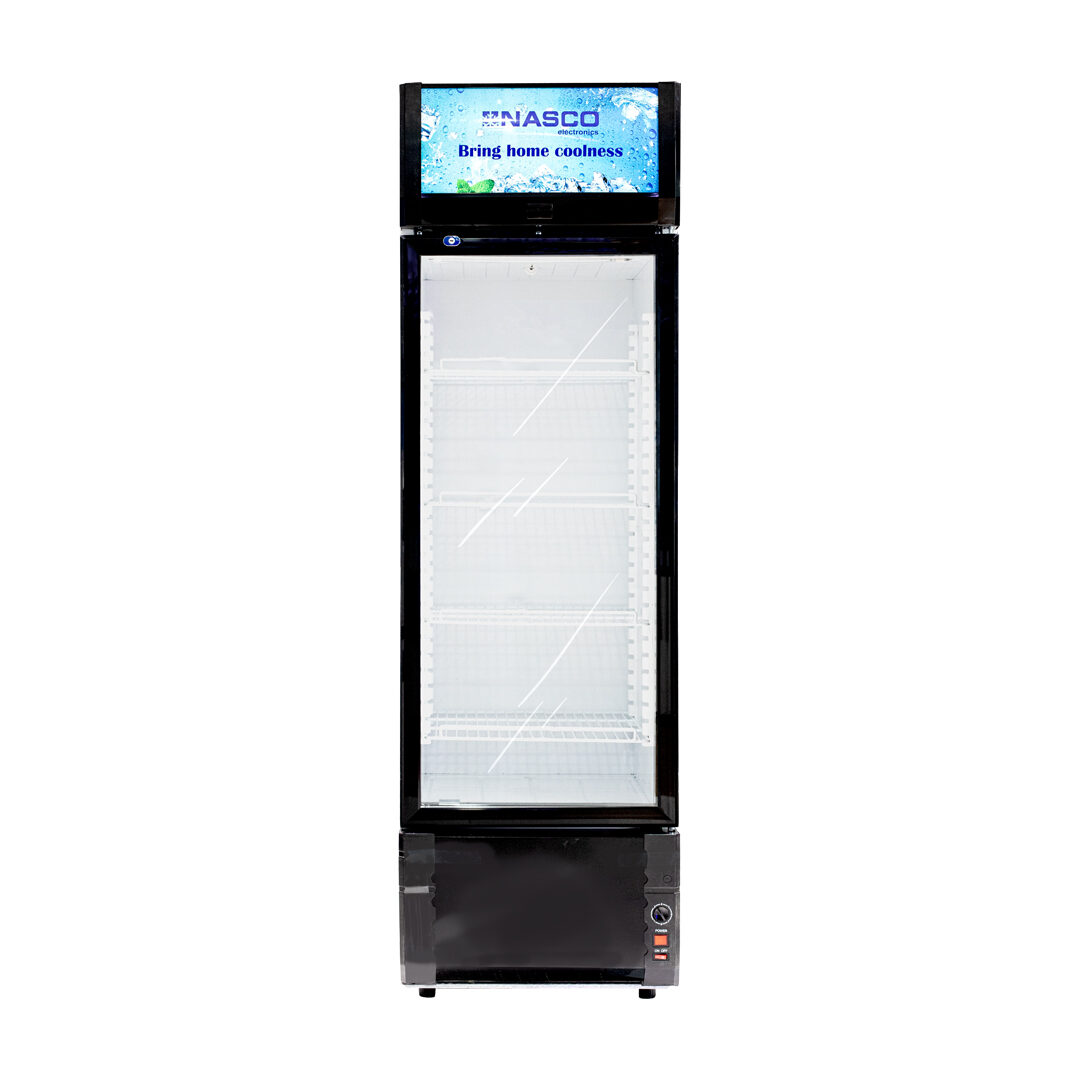 Nasco 288L Glass Door Display Refrigerator - Commercial