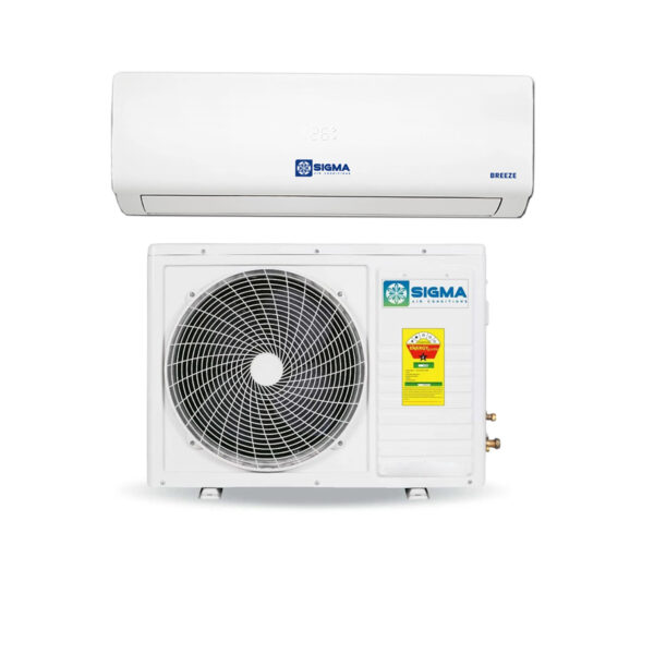 Sigma 2.0HP Breeze Split AC - 18000BTU R410A, On/Off, Remote, 3m Copper Pipe Kit