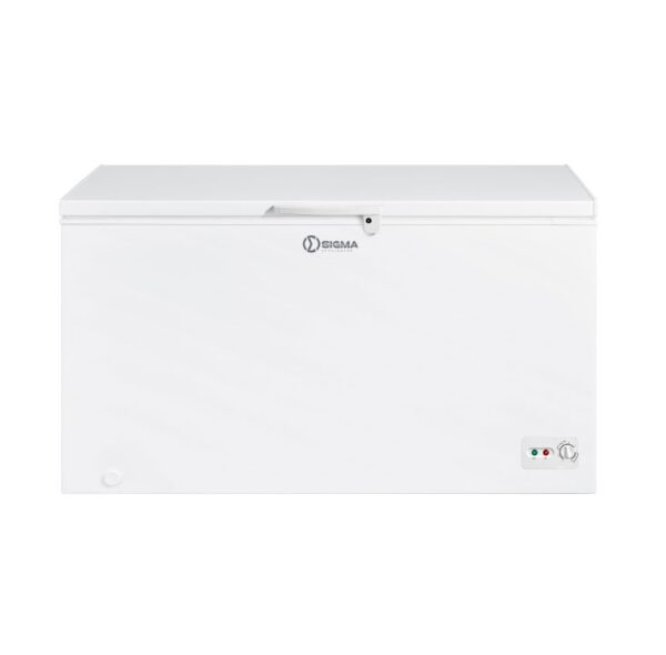 Sigma SCF-450W 420L Double Door Chest Freezer - Fast Freeze, Baskets, Quiet, 127x67x86cm
