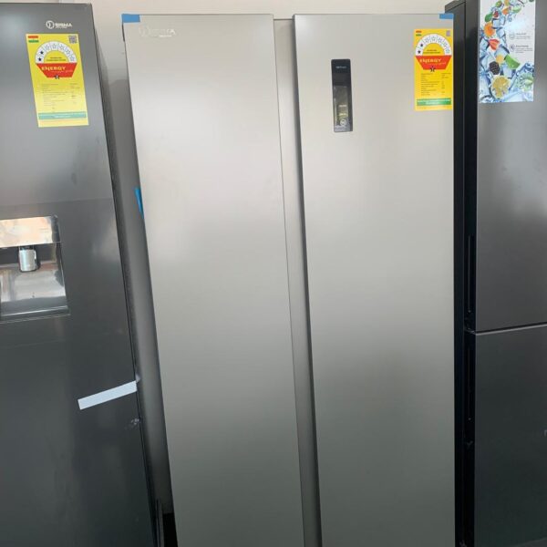 Sigma SSBSF-A550W 528L Side-by-Side Fridge - Frost-Free, Inverter, LED, Silver