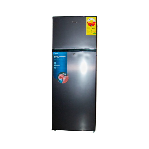 Midea 128L Top Freezer Refrigerator – No Frost & Reversible Door