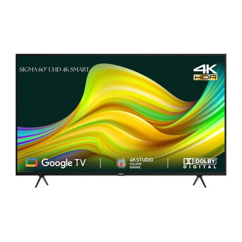 Sigma 55" QLED 4K Android Smart TV - 3840x2160, 60Hz, HDR10+, Dolby Sound, Google TV, WiFi
