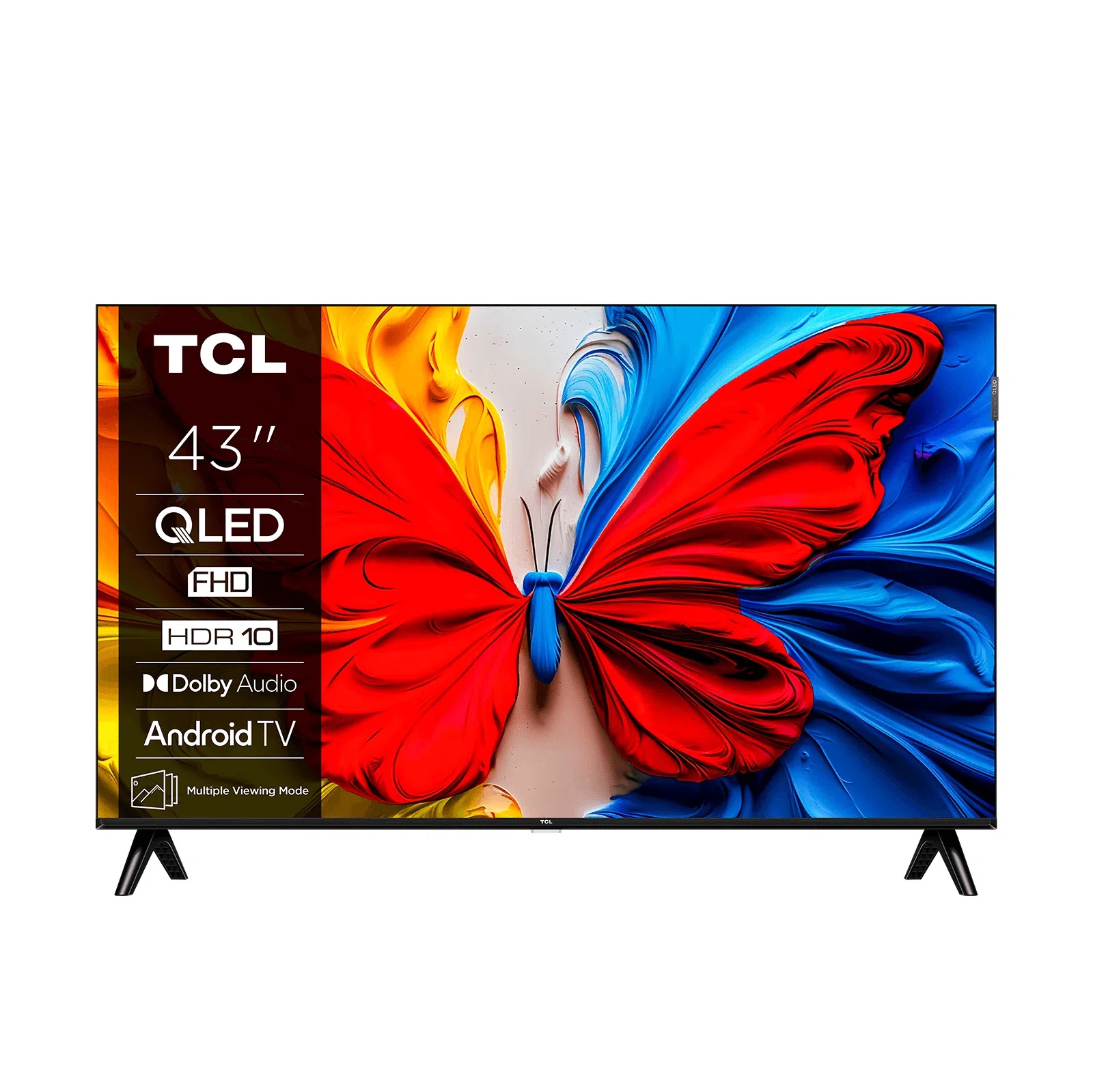 TCL 43-inch QLED 2K UHD Smart Roku TV with Dolby Vision (43S5K)