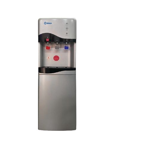 Sigma 16L 3-Tap Water Dispenser - Hot & Cold, Safety Lock, Black/Silver
