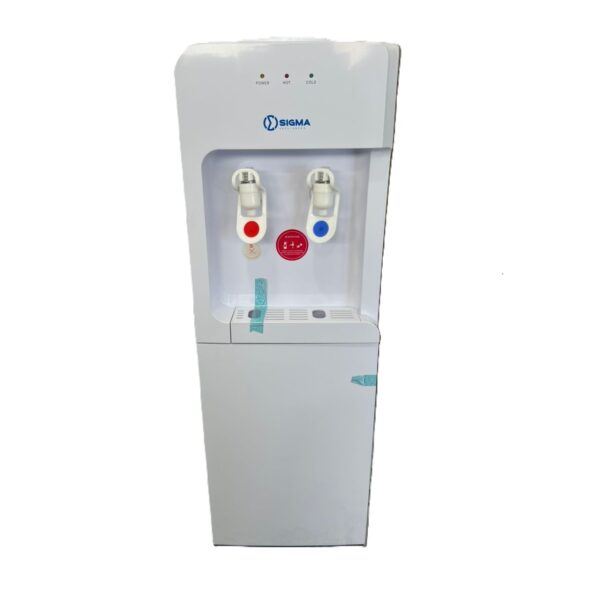 Sigma 16L 2-Tap Water Dispenser - White, Hot & Cold, Safety Lock