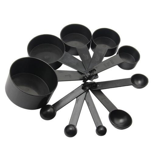 10-Piece Plastic Measuring Cups and Spoons Set