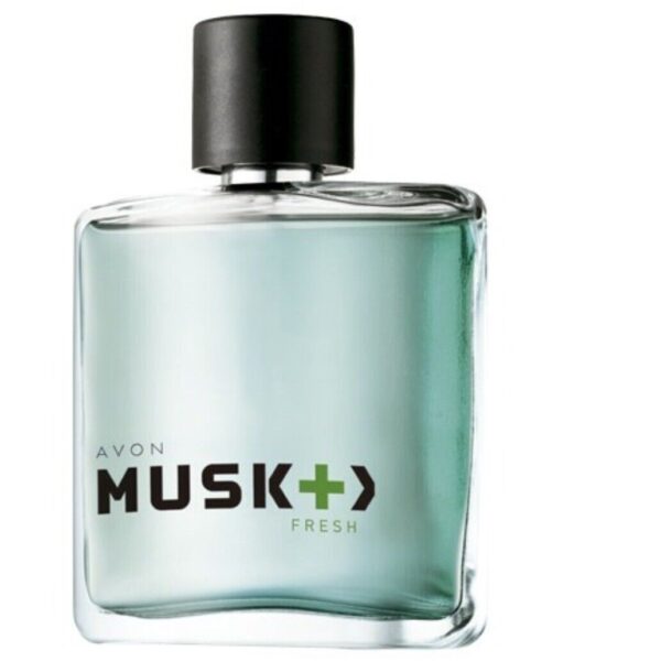 Avon Musk Fresh Eau de Toilette - Aromatic Fougère Fragrance, 75ml