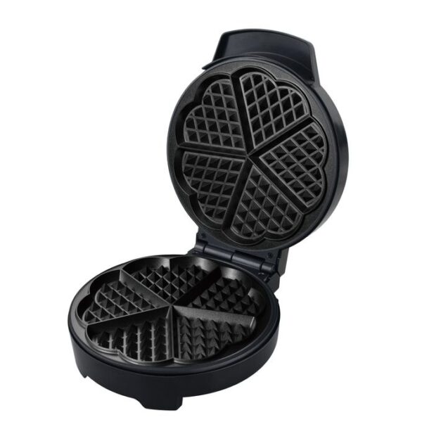 Delron Waffle Maker with Non-Stick Plates & Indicator Lights