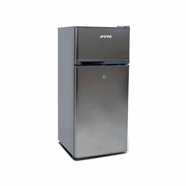 Novo 95L Table Top Double Door Fridge - Compact, Freezer Compartment