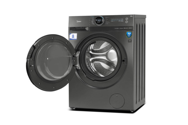 Midea 8kg Inverter Front Load Washer – Bubble Technology & Smart Check
