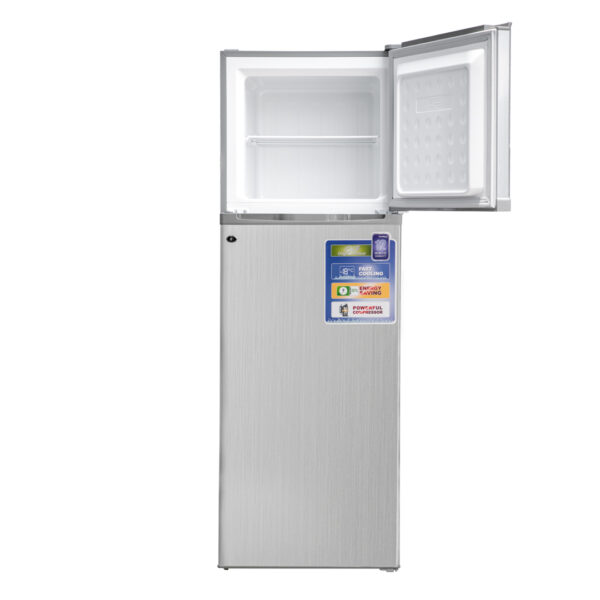 Nasco 320L Top Freezer Refrigerator with Ice Maker & Glass Shelves