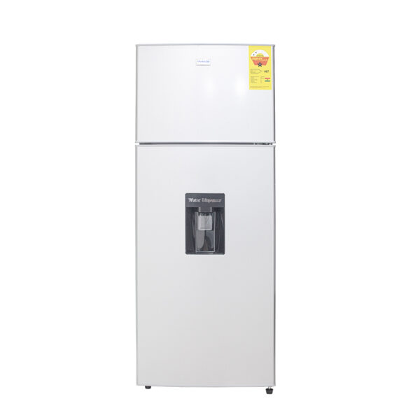 Nasco 210L Top Freezer Refrigerator with Water Dispenser & Silver Finish