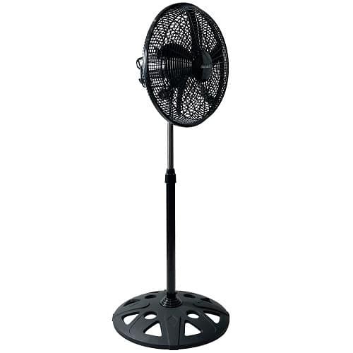 Decakila KEFC028B 18" 60W Industrial Standing Fan - 5 Blades, Adjustable Height, 220V