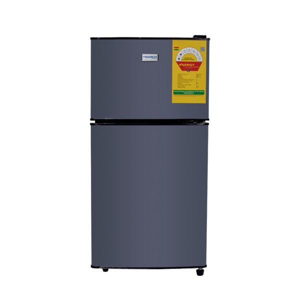 Nasco 86L Double Door Table Top Fridge - Graphite Grey