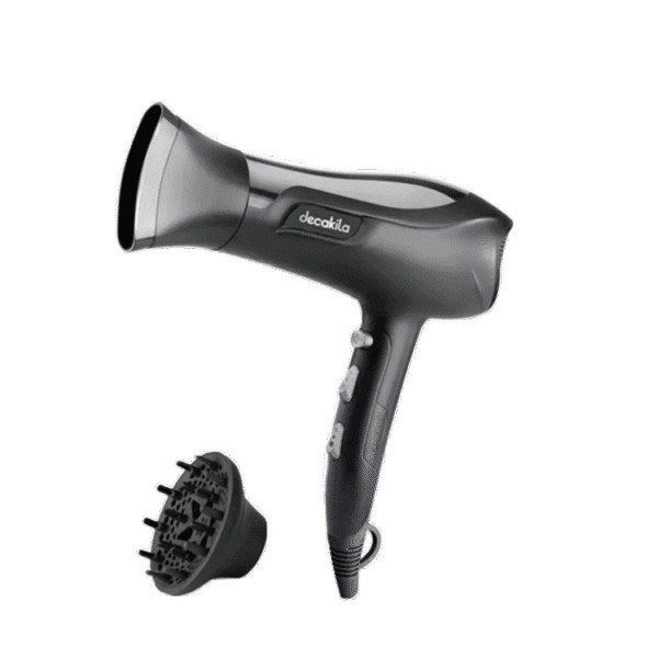 Decakila KEHS032B 1800–2200W Hair Dryer - Ionic, 2 Speed/3 Heat, Cold Shot, DC, 220V