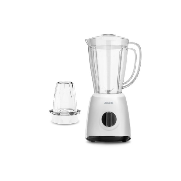 Decakila KEJB034W 400W Stand Blender with Grinder - 1.5L SS Blades, Pulse, Anti-Slip, 220V