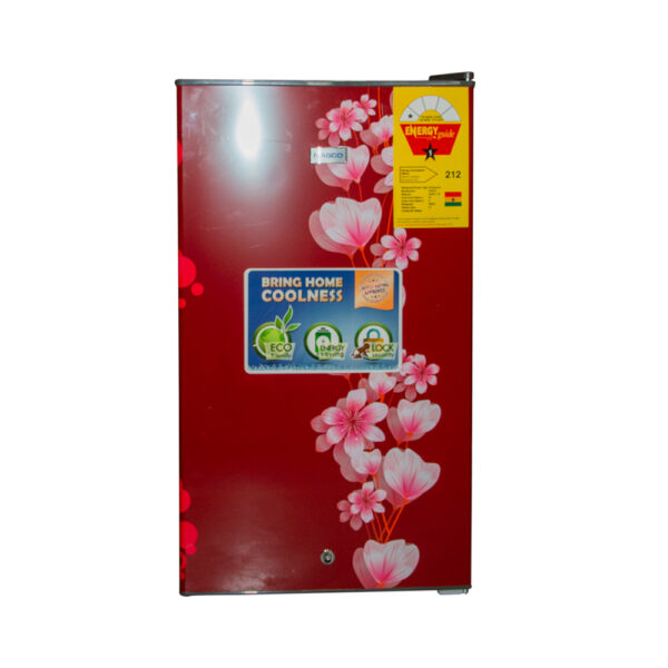 Nasco 84L Tabletop Refrigerator - Red, Compact Design