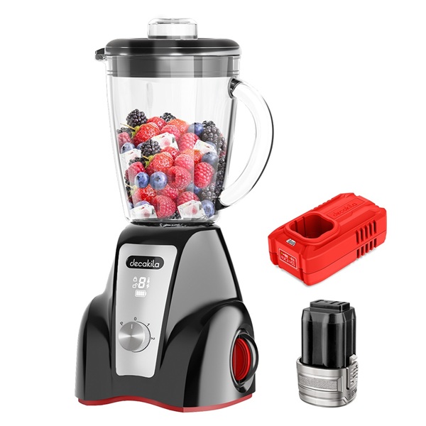 Decakila KEJB052B Cordless Stand Blender 300W – 1.5L Glass