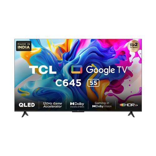 TCL 55" C655 Smart 4K QLED TV - AiPQ Processor, Onkyo Sound, 120Hz