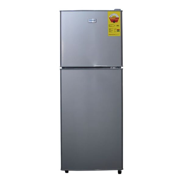 Nasco 138L Double Door Top Freezer Fridge - Large Capacity, Humidity Control