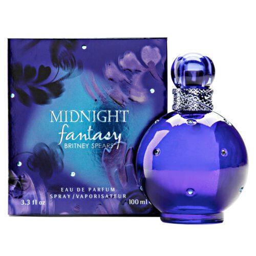 Britney Spears Midnight Fantasy Eau de Parfum - Fruity Floral Scent, 100ml