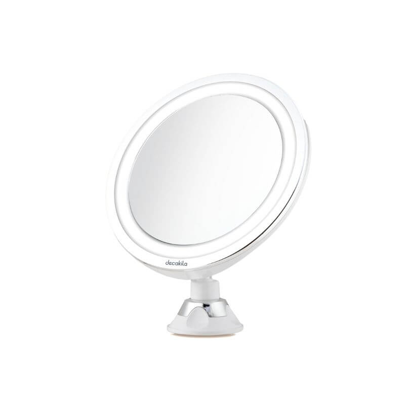 Decakila KMTT062W 5x Magnifying LED Makeup Mirror with Suction Cup