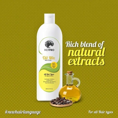 Durigo Hotfro Oil Mix with Shea Oil for Damaged Hair