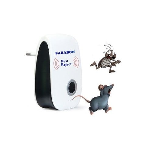 Ultrasonic Electronic Mosquito Repellent - Pest Reject Device, Safe for Pets