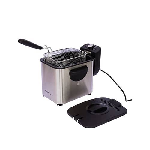 Nasco 4L Deep Fryer - 3000W, Stainless Steel with Adjustable Thermostat