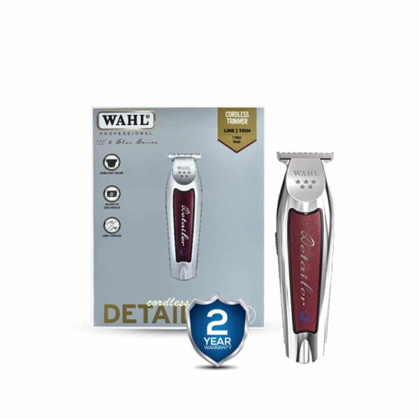 WAHL Detailer Cordless Trimmer - T-Wide Blade, 100min Runtime