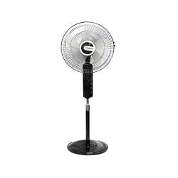 Nasco 16″ Remote Control Standing Fan - 55W, 5-Blade, 7.5H Timer