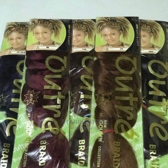 Outre Braid by New Golden Collection - 5 Bundles, 84" Kanekalon