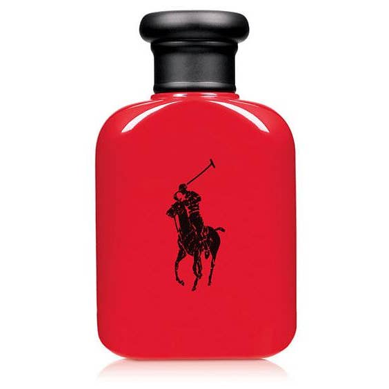 Ralph Lauren Polo Red Eau de Toilette - Woody Citrus Fragrance, 125ml