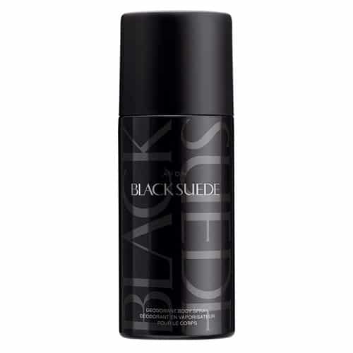 Avon Black Suede Deodorant Body Spray – 150ml, Woody Leather